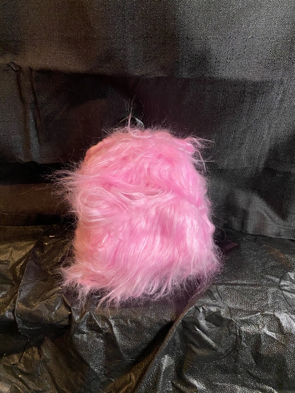 Sugar Thrillz Pink Fuzzy Kids Backpack - Picture 6 of 6